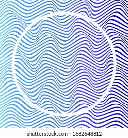 FONDO DE PATRÓN DE LA LÍNEA DE ONDA COLORIDA ABSTRACTO. DISEÑO DE LA TAPA 