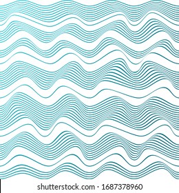 ABSTRACT COLORFUL WAVY LINE PATTERN BACKGROUND. COVER DESIGN 