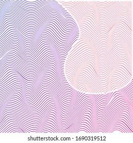 ABSTRACT COLORFUL WAVY LINE PATTERN BACKGROUND. COVER DESIGN 