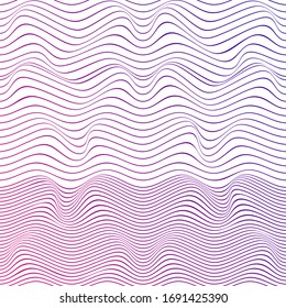 ABSTRACT COLORFUL WAVY LINE PATTERN BACKGROUND. COVER DESIGN 