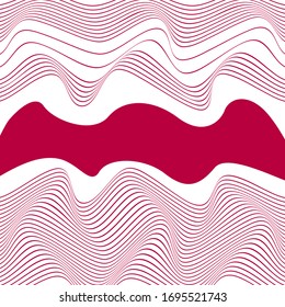 ABSTRACT COLORFUL WAVY LINE PATTERN BACKGROUND. COVER DESIGN 