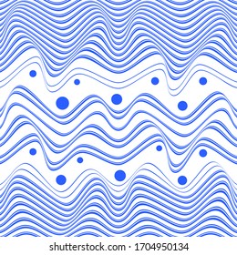 ABSTRACT COLORFUL WAVY LINE PATTERN BACKGROUND. COVER DESIGN 