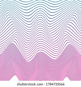 ANTECEDENTES DE PATRÓN DE LA LÍNEA DE ONDA COLORIDO ABSTRACTO. DISEÑO DE TAPA 