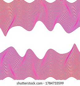 ABSTRACT COLORFUL WAVY LINE PATTERN BACKGROUND. COVER DESIGN 