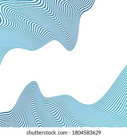 ABSTRACT COLORFUL WAVY LINE PATTERN BACKGROUND. COVER DESIGN 