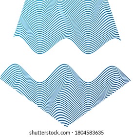 ABSTRACT COLORFUL WAVY LINE PATTERN BACKGROUND. COVER DESIGN 