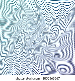 ABSTRACT COLORFUL WAVY LINE PATTERN BACKGROUND. COVER DESIGN 