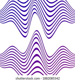 ABSTRACT COLORFUL WAVY LINE PATTERN BACKGROUND. COVER DESIGN 