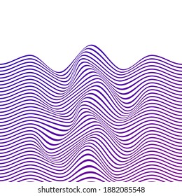 ABSTRACT COLORFUL WAVY LINE PATTERN BACKGROUND. COVER DESIGN 