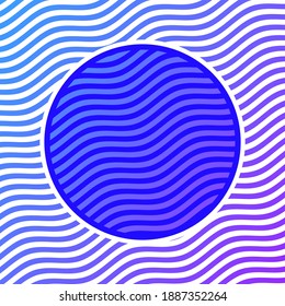 ABSTRACT COLORFUL WAVY LINE PATTERN BACKGROUND. COVER DESIGN 