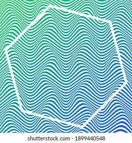 ABSTRACT COLORFUL WAVY LINE PATTERN BACKGROUND. COVER DESIGN 