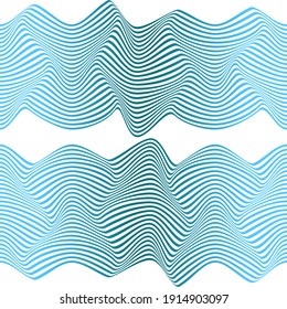 ABSTRACT COLORFUL WAVY LINE PATTERN BACKGROUND. COVER DESIGN 