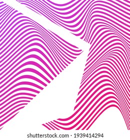 ABSTRACT COLORFUL WAVY LINE PATTERN BACKGROUND. COVER DESIGN 