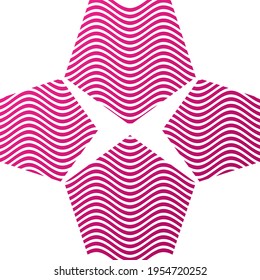 ABSTRACT COLORFUL WAVY LINE PATTERN BACKGROUND. COVER DESIGN 