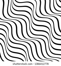 ABSTRACT COLORFUL WAVY LINES PATTERN BLACK COLOR BACKGROUND. COVER DESIGN, POSTER