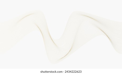 ABSTRACT COLORFUL WAVY LINES PATTERN GRADIENT GOLD COLOR BACKGROUND. COVER DESIGN, POSTER, MUSIC, SCIENCE,WIND, OCEAN
