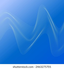 ABSTRACTAS COLORIDO LÍNEAS ONDULADAS PATRÓN DEGRADADO COLOR AZUL DE FONDO. BUENO PARA CARTEL, FONDO DE PANTALLA, PORTADA, MARCO, VOLANTE, REDES SOCIALES, TARJETA DE FELICITACIÓN
