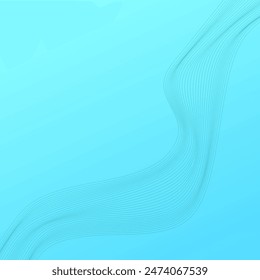 ABSTRACTAS COLORIDO LÍNEAS ONDULADAS PATRÓN DEGRADADO COLOR AZUL DE FONDO. BUENO PARA CARTEL, FONDO DE PANTALLA, PORTADA, MARCO, VOLANTE, REDES SOCIALES, TARJETA DE FELICITACIÓN