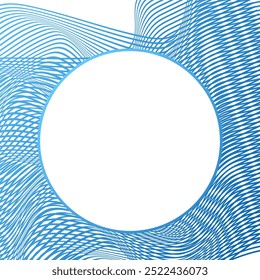 ABSTRACT COLORFUL WAVY LINES PATTERN GRADIENT BLUE COLOR BACKGROUND. GOOD FOR POSTER, WALLPAPER, COVER, FRAME, FLYER, SOCIAL MEDIA, GREETING CARD