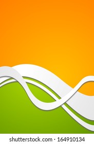 Abstract colorful wavy vector background