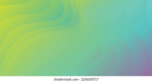 abstract colorful wavy vector background