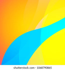 Abstract colorful wavy vector background.Gradient shiny overlay. Bright poster, banner, web design element in vibrant colors.Can be used for wallpaper, flyer, advertisement, brochures.