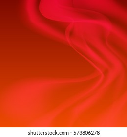 Abstract colorful wavy vector background.Gradient shiny overlay. Bright poster, banner, web design element in red colors.Can be used for wallpaper, flyer, advertisement, brochures.