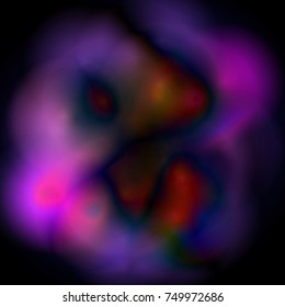 Abstract colorful weird light background vector. 