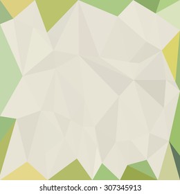 Abstract colorful white background with triangles geometric paper.