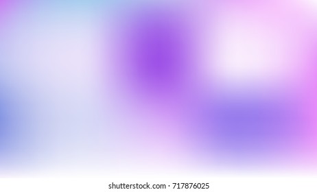 Abstract Colorful White, light blue and light purple Gradient blurred vector background