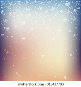 abstract colorful winter background
