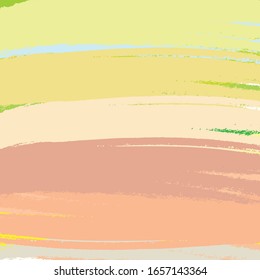 abstract colorful yellow and orange  colors paint brush and strokes,  stripes  horizontal pattern background. nice  colors brush strokes and hand drawn with horizontal lines pattern background 