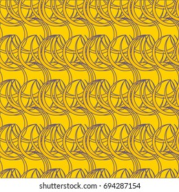 Abstract colorful yellow seamless pattern for new background.