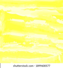 abstract colorful yellow watercolor paint brush and strokes,  stripes horizontal pattern background. nice yellow watercolor brush strokes and hand drawn with horizontal lines pattern background 