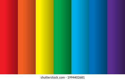 Abstract colorfull background. Rainbow. Visible spectrum. Childish design template. Vector Illustration. EPS10. Spectral flowing waves. Design element for technology, science or modern concept