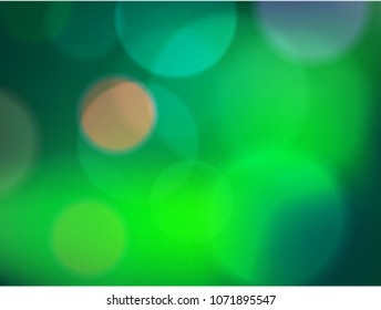 Abstract colorfull blurred circles