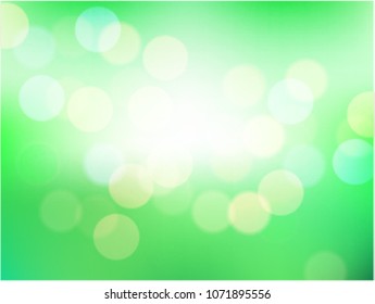 Abstract colorfull blurred circles