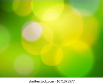 Abstract colorfull blurred circles