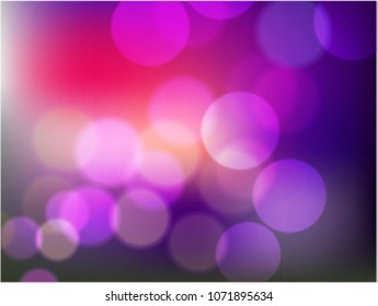 Abstract colorfull blurred circles