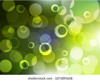 Abstract colorfull blurred circles