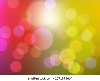 Abstract colorfull blurred circles