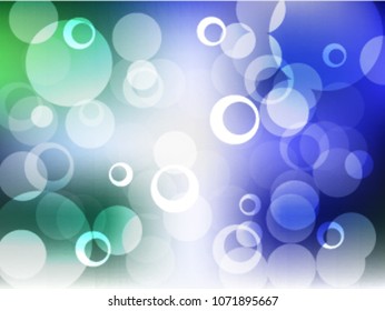 Abstract colorfull blurred circles
