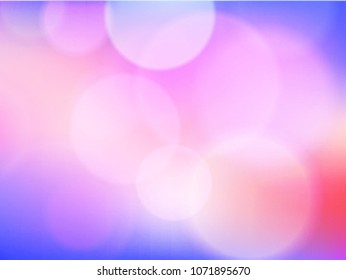 Abstract colorfull blurred circles