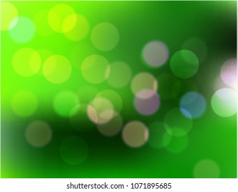 Abstract colorfull blurred circles