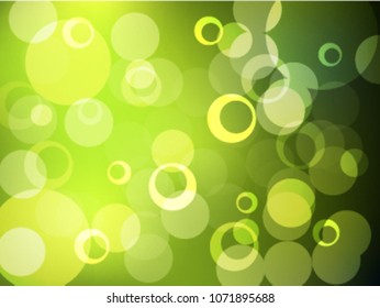 Abstract colorfull blurred circles