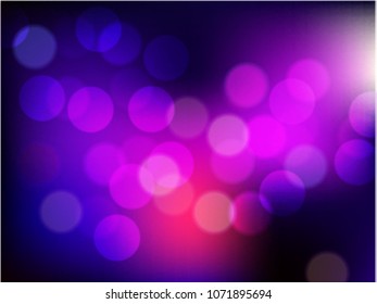 Abstract colorfull blurred circles