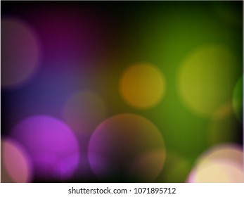Abstract colorfull blurred circles
