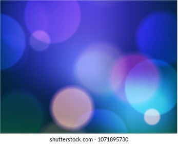 Abstract colorfull blurred circles