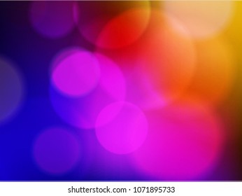 Abstract colorfull blurred circles