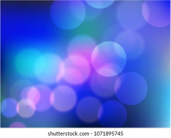 Abstract colorfull blurred circles